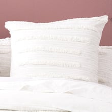 Classic Vintage Washed Tufted Cotton European Pillowcase